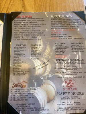 Menu photo 3 Nomads Canteen San Clemente, CA Menu photo 3 Nomads Canteen San Clemente, CA