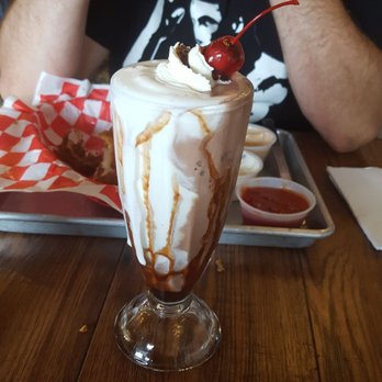 Cemitas El Tigre - Half chocolate half vanilla shake. If you ask nicely. - Mexican Near Me - Sunnyside, New York