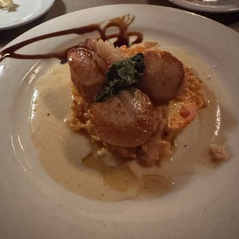 Antoine's Restaurant - Scallops on a tangerine risotto - French Near Me - Sarasota, Florida