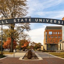 Ball State University - Alderdice Gates @ East Mall of campus