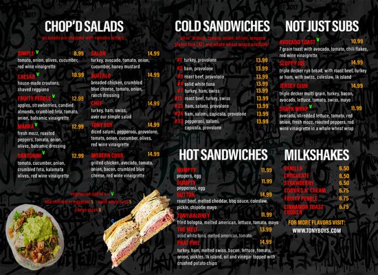 Menu photo 3 Tony Boys Sandwich House Montclair, NJ Menu photo 3 Tony Boys Sandwich House Montclair, NJ
