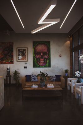 Studio - All My Heart Studio is a welcome space for everyone looking for all different styles of tattooing. Artists are Graham Beech, Natalie Gardiner, Adam Barun, Elisa Sanchez, Jake Thorsell, and Will King. Cosmetic Tattooing done by Erin Powers with Ethereal Cosmetic Tattoo.