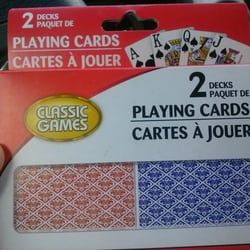 Dollar Tree - 2 decks for a buck.  In class I give out cards for good Q and A, or volunteering. High hands or most cards win prizes