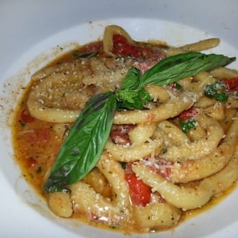 Owen's Bistro - Pasta - Pici Pasta - pomodoro sauce, Parmigiano, Italian herbs - New American Near Me - Chino, California