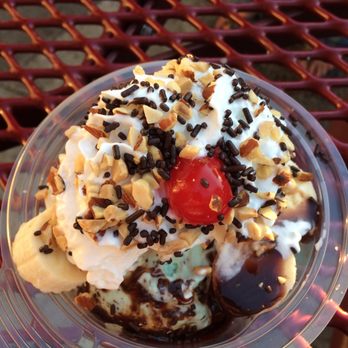 Baskin-Robbins - Banana Royal. Had to take a bite before photo. Too yummy to wait! - Ice Cream & Frozen Yogurt Near Me - Woodland, California Baskin-Robbins - Banana Royal. Had to take a bite before photo. Too yummy to wait! - Ice Cream & Frozen Yogurt Near Me - Woodland, California