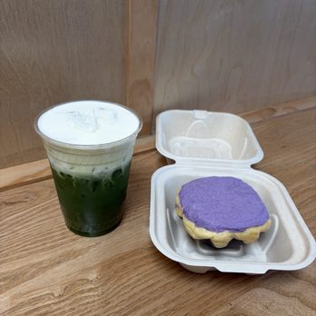 Malaya - Lychee coco misto and ube brioche - Coffee & Tea Near Me - Los Angeles, California Malaya - Lychee coco misto and ube brioche - Coffee & Tea Near Me - Los Angeles, California
