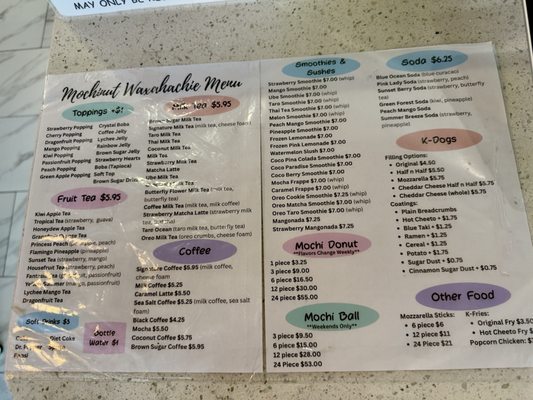 Menu photo 1 Mochinut Waxahachie Waxahachie, TX Menu photo 1 Mochinut Waxahachie Waxahachie, TX