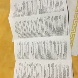 Five Rivers Indian Cuisine - The menu :)