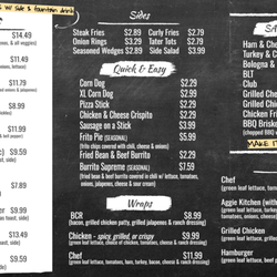 Aggie General - Lunch Menu
