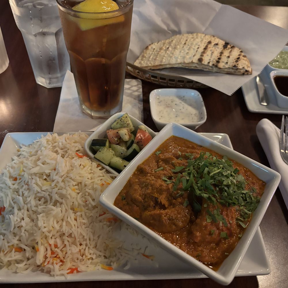 Khyber North Indian Grill - Fantastic Butter Chicken, medium spicy with double-rice !!! - Indian Near Me - Houston, Texas Khyber North Indian Grill - Fantastic Butter Chicken, medium spicy with double-rice !!! - Indian Near Me - Houston, Texas