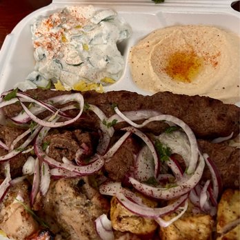 Kings Kabob - Combo (three meats) Chicken, Beef & Kofta Lula $19.99 - Mediterranean Near Me - Palmdale, California