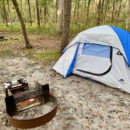 Campsite and fire pit