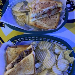 Railroad Street Bar and Grill - The Richie Rich Grilled Cheese & meatball grilled cheese