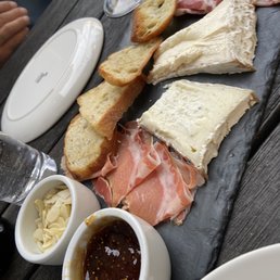 Meat and Cheese Board (4 Choice) - the perfect serving size though needing more toasty bread