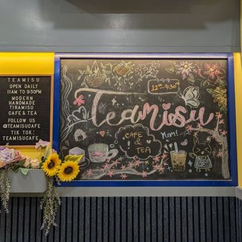 Teamisu Cafe - Wall - Desserts Near Me - Williston Park, New York