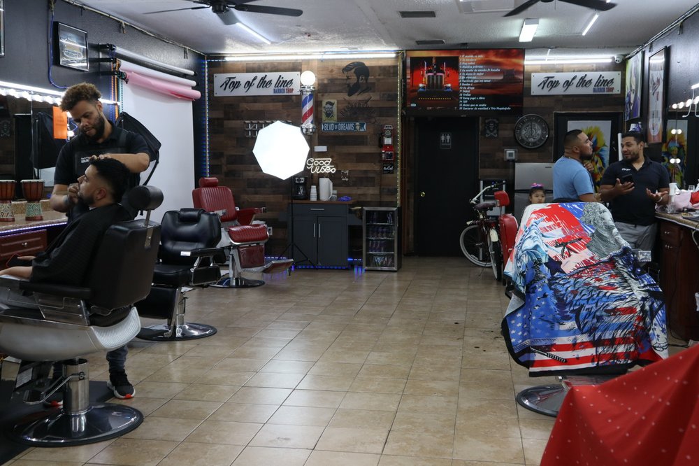 Top Of The Line Barber Shop Logo
