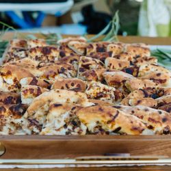 Ti Amo Wood Fired Pizza - Garlic focaccia bread