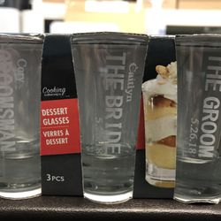 K&A Graphics - Laser engraved dessert glasses