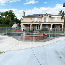 Lakeview Pool Fencing - Gray Clearview Pool Fence