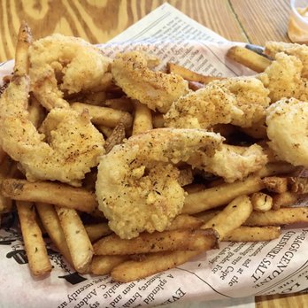 Mama Easley's - Fried Jumbo Shrimp Basket - comes with side of (crispy) fries - soooooo gooooooood! Way hot right out of the deep fryer! - Seafood Near Me - Corolla, North Carolina Mama Easley's - Fried Jumbo Shrimp Basket - comes with side of (crispy) fries - soooooo gooooooood! Way hot right out of the deep fryer! - Seafood Near Me - Corolla, North Carolina