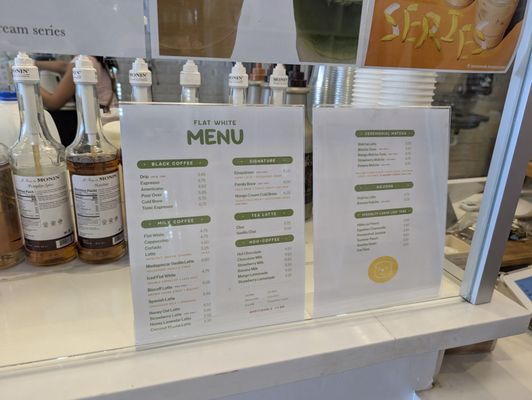 Menu photo 6 Flat White Coffee Cypress, CA