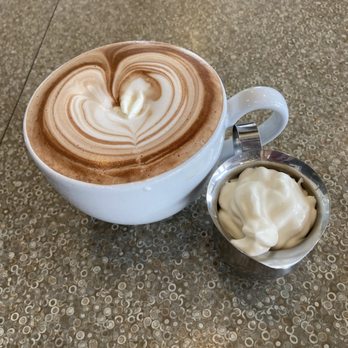 Kettle On Coast - Hot Chocolate ( I asked for the whipped cream on the side). - Coffee & Tea Near Me - Oceanside, California