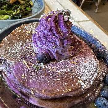 Blue Whale - Ube Pancakes - Cafes Near Me - La Jolla, California Blue Whale - Ube Pancakes - Cafes Near Me - La Jolla, California