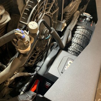 Savant AutoWorks - There was barely any room for the winch to fit, but they carefully rerouted the AC lines, so that none of that gets damaged - Tires Near Me - Los Alamitos, California Savant AutoWorks - There was barely any room for the winch to fit, but they carefully rerouted the AC lines, so that none of that gets damaged - Tires Near Me - Los Alamitos, California