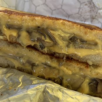 Burgermaster - Grilled Cheese w/ Mushrooms - Burgers Near Me - Bellevue, Washington