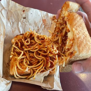 Mom's Spaghetti - Spaghetti sandwich, just like mom used to make - Sandwiches Near Me - Detroit, Michigan Mom's Spaghetti - Spaghetti sandwich, just like mom used to make - Sandwiches Near Me - Detroit, Michigan
