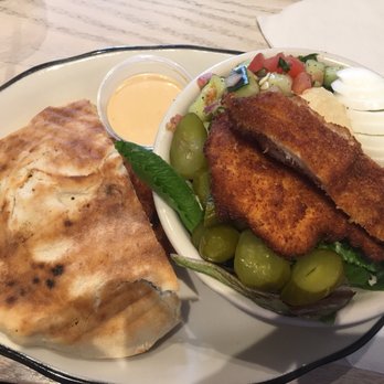 Bite - Combo - half med schnitzel sandwich, half chicken schnitzel salad. Delicious! - Salad Near Me - New York, New York Bite - Combo - half med schnitzel sandwich, half chicken schnitzel salad. Delicious! - Salad Near Me - New York, New York