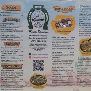 Mi Rancho - Mexican Near Me - East Syracuse, New York