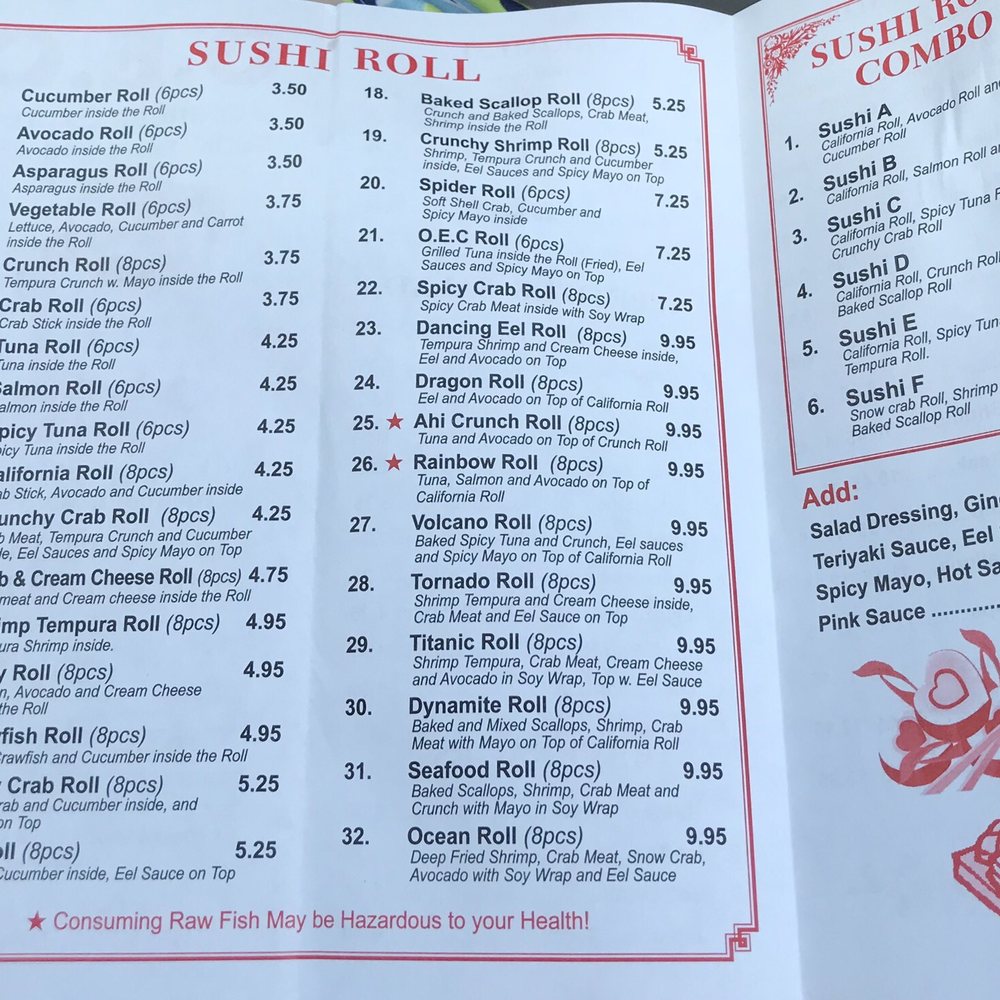 OEC Japanese Express - Menu - Japanese Near Me - Richland, Mississippi OEC Japanese Express - Menu - Japanese Near Me - Richland, Mississippi