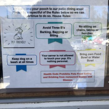 Creekside Garden Cafe - Please read and follow the rules before coming in with your pup. - Breakfast & Brunch Near Me - Cambria, California