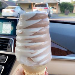 DeVoe's Rainbow Delights - Vanilla chocolate soft ice cream