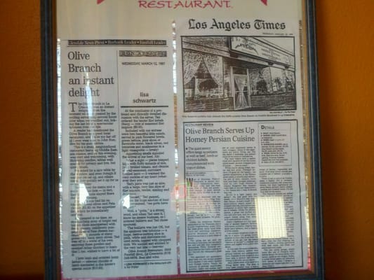 Menu photo 7 Olive Branch La Crescenta, CA