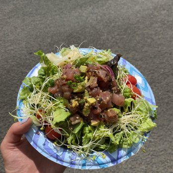Hanalei Poke - Super grom salad - Food Trucks Near Me - Hanalei, Hawaii Hanalei Poke - Super grom salad - Food Trucks Near Me - Hanalei, Hawaii