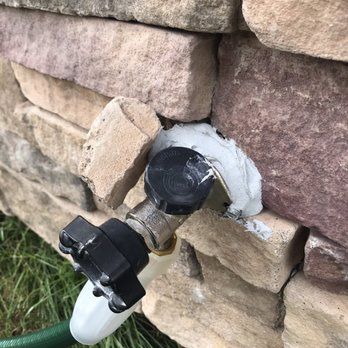 David Weekley Homes - Austin - Hose spout after repair by warranty team. - General Contractors Near Me - Austin, Texas