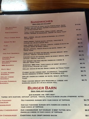 Menu photo 5 Justin's Place Thomaston, GA