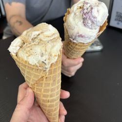 LiftOff Creamery & Grill - Blueberry Burst and  Jacked Up Tennessee Toffee