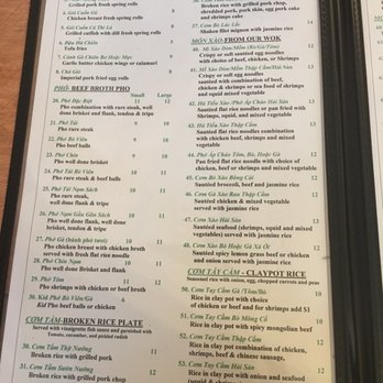 Le Pho - Menu 1 - Vietnamese Near Me - Berkeley, California