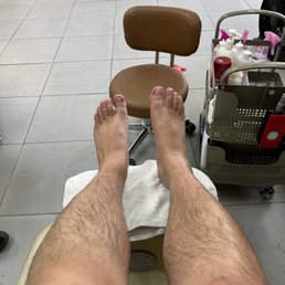 Satisfied toes
