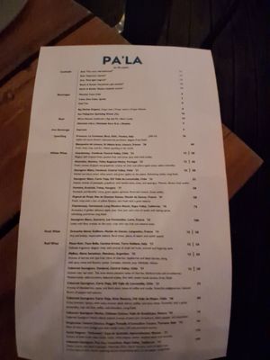 Menu photo 2 Pa'La - 24th Street Phoenix, AZ