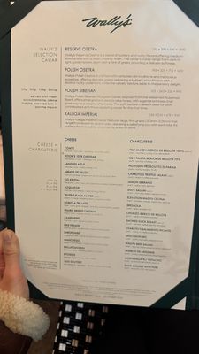 Menu photo 5 Wally's Beverly Hills, CA