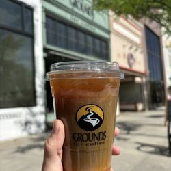 Grounds for Coffee - Seasonal caramel custard cold brew
