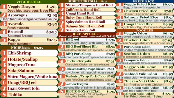 Menu photo 7 Katsumi Sushi Berkeley, CA Menu photo 7 Katsumi Sushi Berkeley, CA