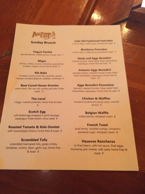 Menu photo 4 The Autumn Cafe Oneonta, NY