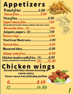 Menu photo 1 Pizzeria Dei Sapori West Grove, PA Menu photo 1 Pizzeria Dei Sapori West Grove, PA