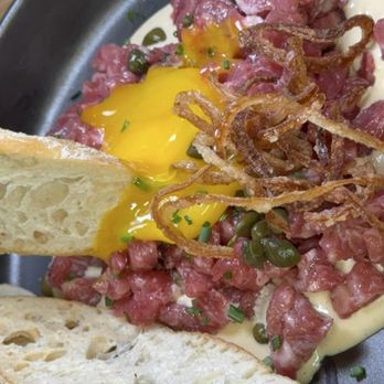 Monaco Italian Kitchen - Beef tartare appetizer - Cocktail Bars Near Me - Irvine, California Monaco Italian Kitchen - Beef tartare appetizer - Cocktail Bars Near Me - Irvine, California