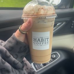 The Habit Coffee - Amazing caramel chai latte with cold foam